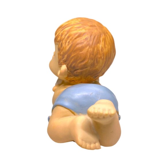 5 CWI Brand Baby Figurines Vintage Baby Shower Gift Decor Crafts 2” T Blue NWT - Picture 11 of 13